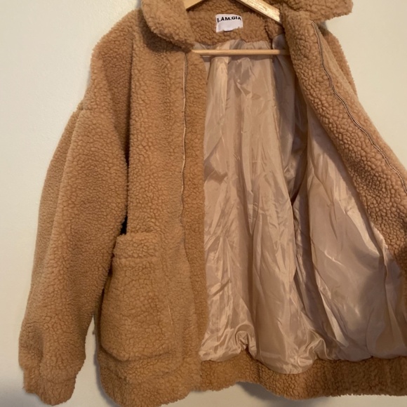I AM GIA Shearling Pixie Jacket Small - Picture 6 of 9